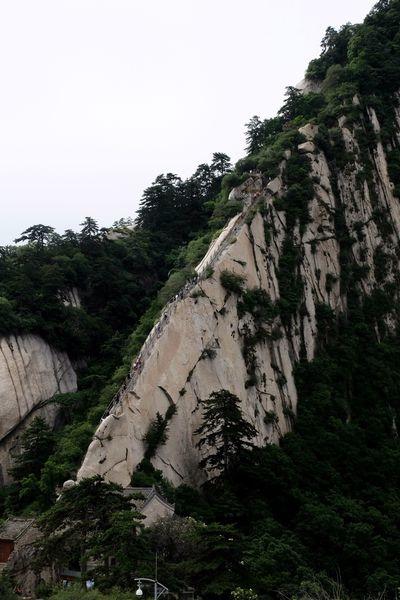 西安華山一日游,全程徒步西岳華山五峰全攻略