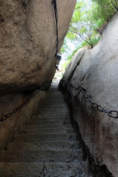 西安華山一日游,全程徒步西岳華山五峰全攻略