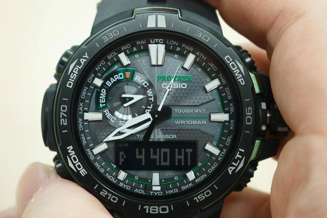 Casio卡西歐PRO TREK PRW-6000太陽能登山腕表開箱實測