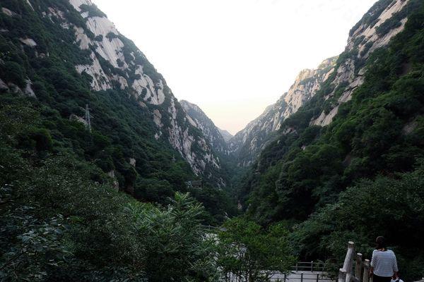 西安華山一日游,全程徒步西岳華山五峰全攻略