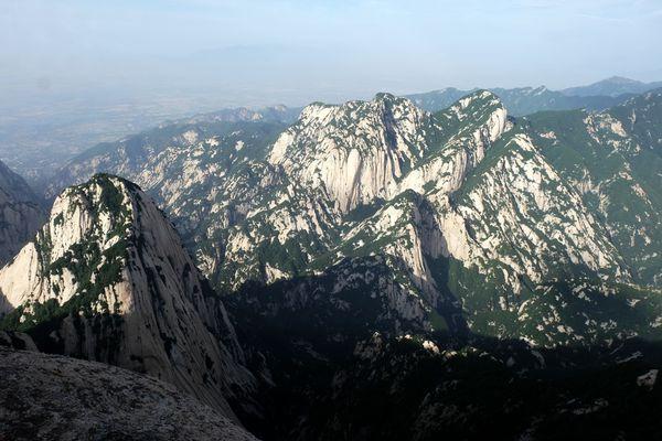 西安華山一日游,全程徒步西岳華山五峰全攻略