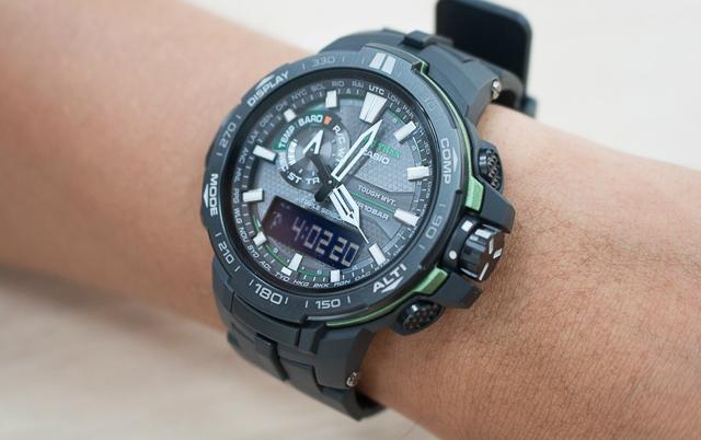 Casio卡西歐PRO TREK PRW-6000太陽能登山腕表開箱實測