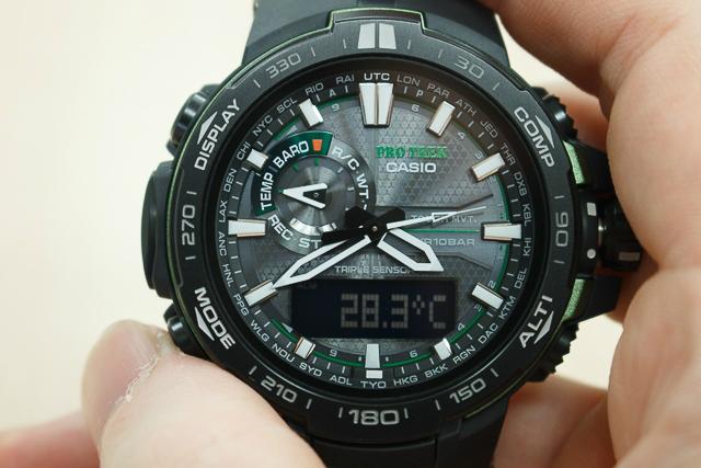 Casio卡西歐PRO TREK PRW-6000太陽能登山腕表開箱實測