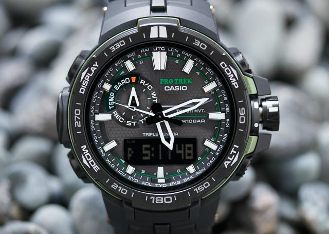 Casio卡西歐PRO TREK PRW-6000太陽能登山腕表開箱實測