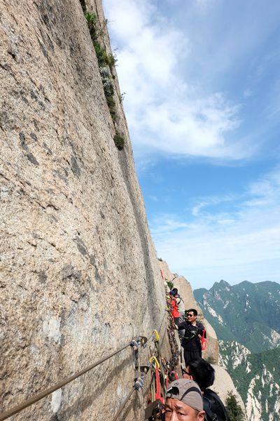華山第一奇險長空棧道,來西安就是為了它