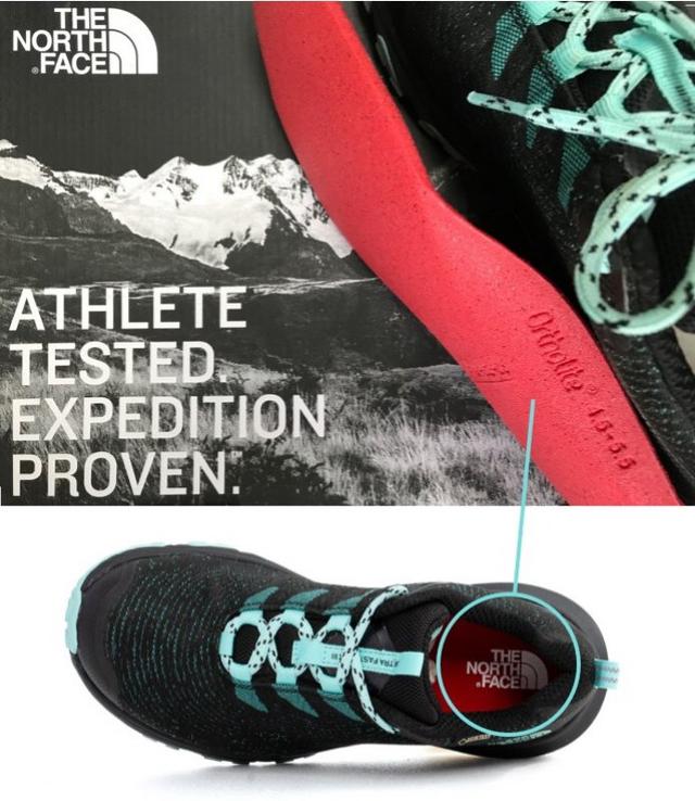 美女實測北面(The North Face)防水透氣徒步鞋