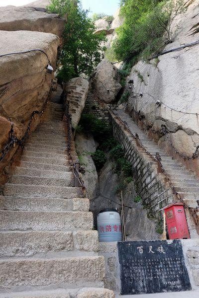 西安華山一日游,全程徒步西岳華山五峰全攻略