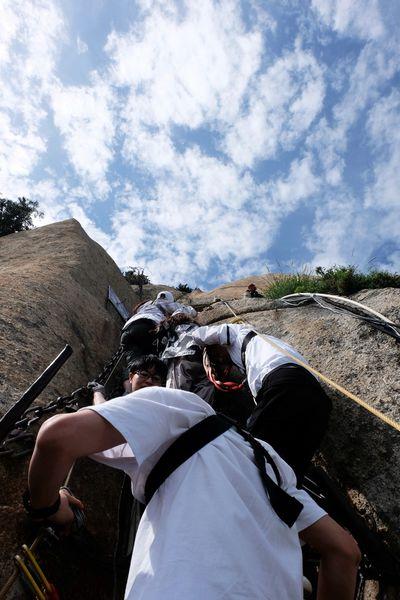華山第一奇險長空棧道,來西安就是為了它