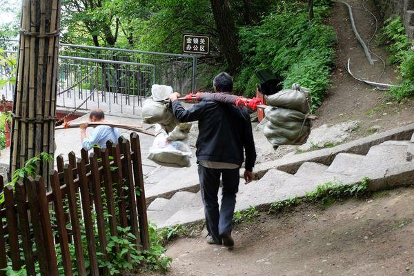 西安華山一日游,全程徒步西岳華山五峰全攻略