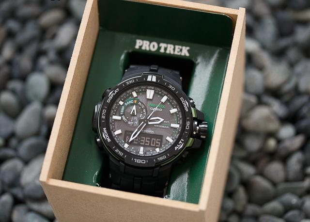 Casio卡西歐PRO TREK PRW-6000太陽能登山腕表開箱實測