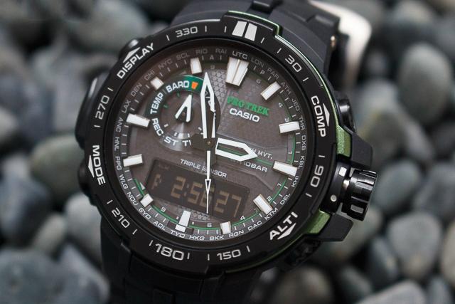 Casio卡西歐PRO TREK PRW-6000太陽能登山腕表開箱實測