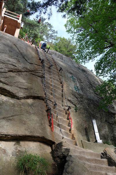 西安華山一日游,全程徒步西岳華山五峰全攻略