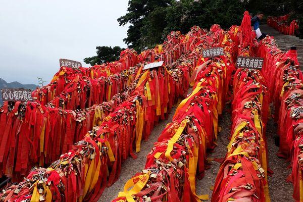 西安華山一日游,全程徒步西岳華山五峰全攻略