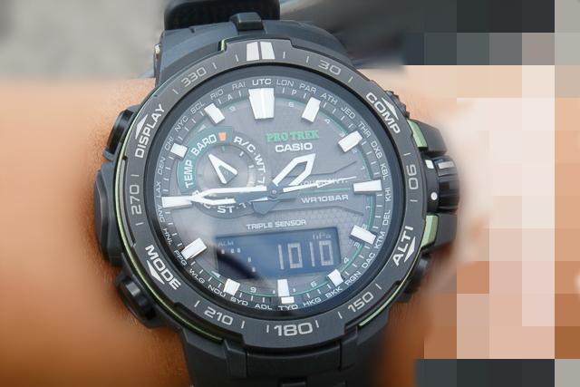 Casio卡西歐PRO TREK PRW-6000太陽能登山腕表開箱實測