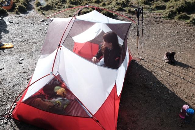 妹子教你選帳篷,心中首選MSR hubba hubba nx超輕雙人三季帳