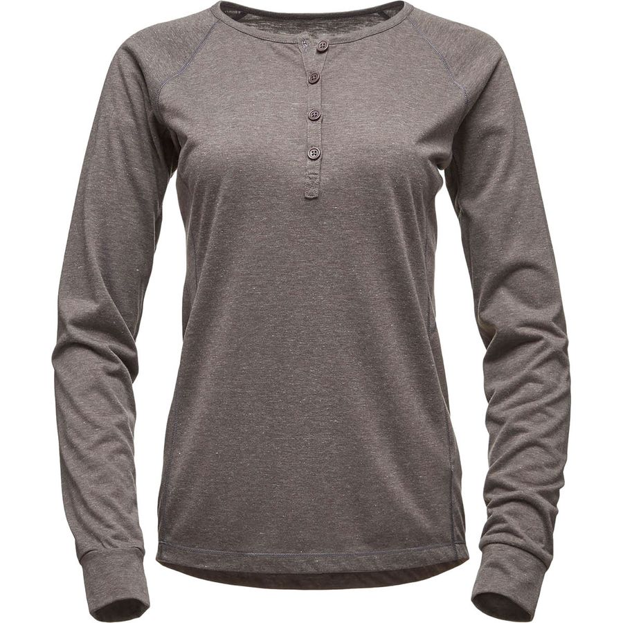 Black Diamond Attitude Long-Sleeve Henley 黑鉆 女款長袖T恤