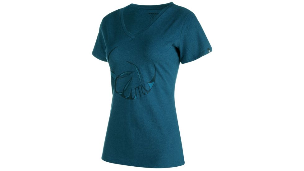 Mammut Zephira T-Shirt 猛犸象 女款戶外有機純棉短袖T恤