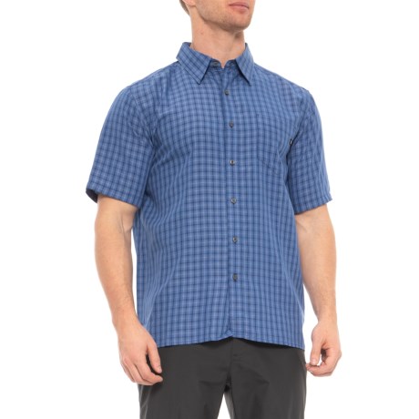 Marmot Varsity Blue Eldridge Shirt 土撥鼠 男款短袖襯衫