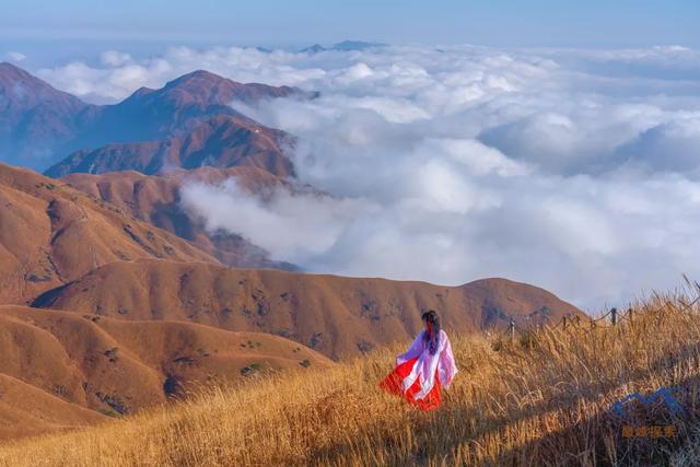 武功山上看云中草原,詳細實用的武功山徒步攻略