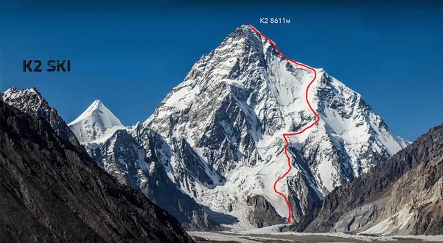 波蘭滑雪運動員今年秋季嘗試無氧登頂珠峰后,并從珠峰頂滑雪下撤