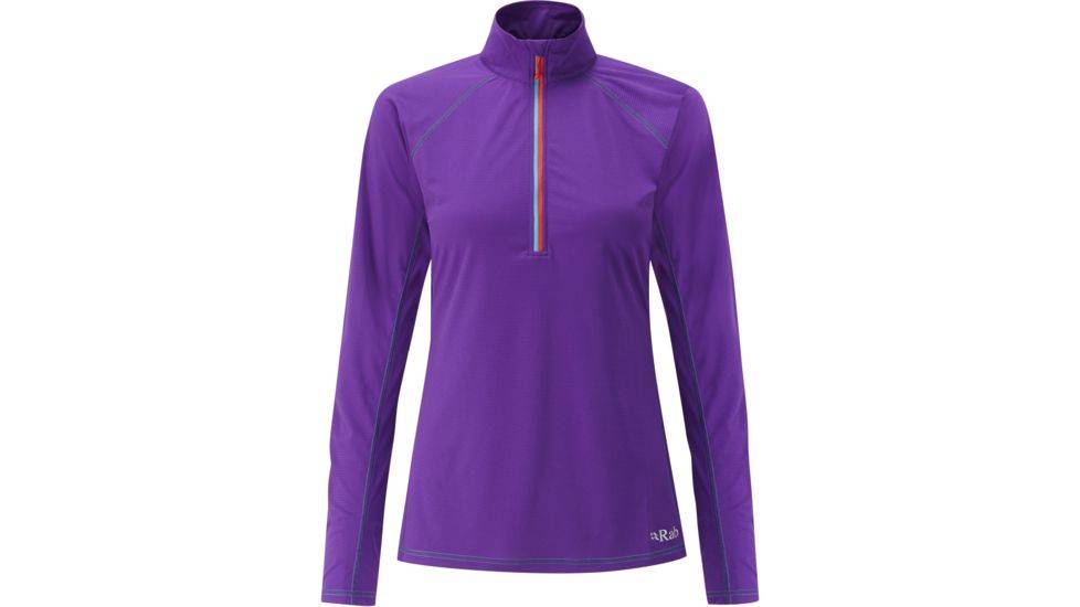 Rab Interval Long Sleeve Zip Tee 女款 長袖速干排汗T恤