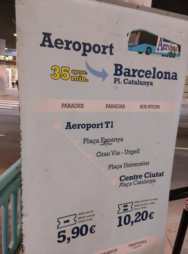 巴塞羅那自由行攻略,巴塞羅那機場到市區、市中心交通一篇搞定