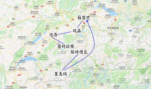歐洲自由行,8天瑞士交通住宿、行程規(guī)劃自助旅游攻略