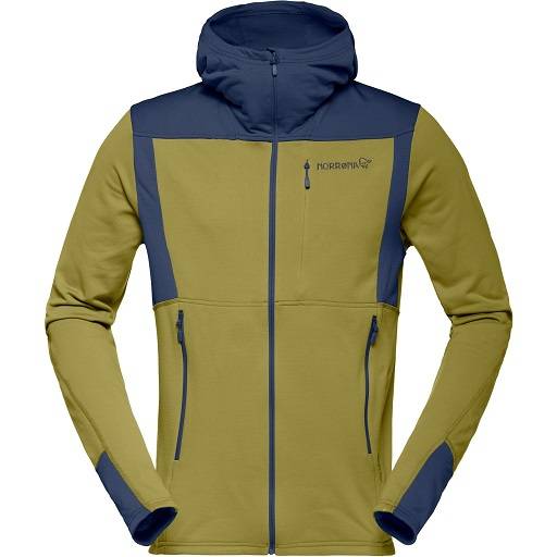 Norrona Falketind Warm1 Stretch Zip Fleece Hoodie 老人頭 男款連帽抓絨外套
