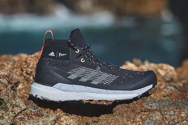 adidas全新聯名戶外輕裝徒步鞋即將發售,同為海洋保護貢獻一份力