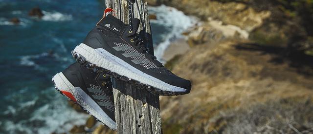 adidas全新聯名戶外輕裝徒步鞋即將發售,同為海洋保護貢獻一份力