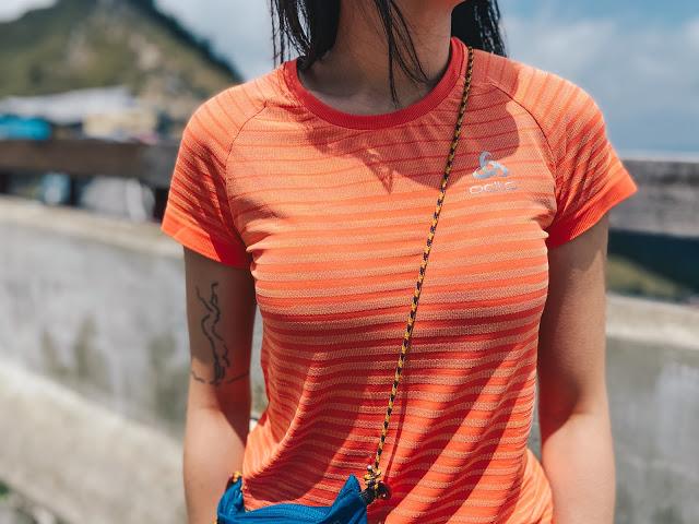 夏季怕熱的人可以穿這速干短袖,奧遞樂(odlo)底層衣實測