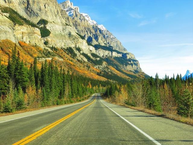 加拿大自駕游,冰原大道公路上的一路美景