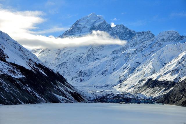 新西蘭自助徒步旅行,行走新西蘭南島庫克山國家公園胡克谷步道
