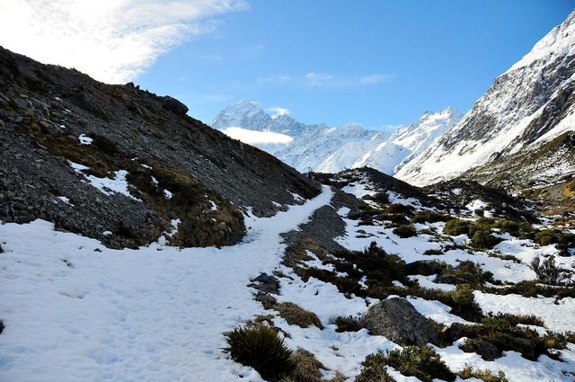 新西蘭自助徒步旅行,行走新西蘭南島庫克山國家公園胡克谷步道