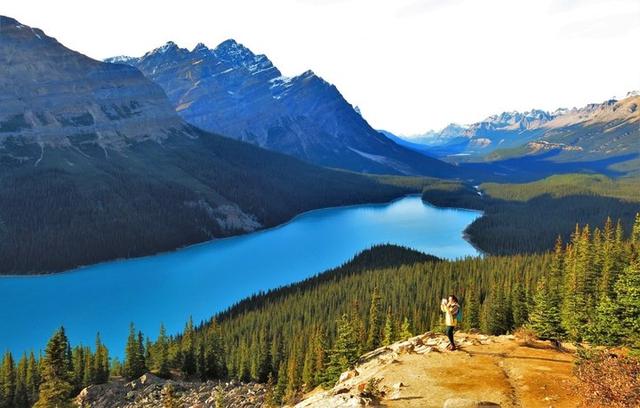 加拿大自駕游,冰原大道公路上的一路美景