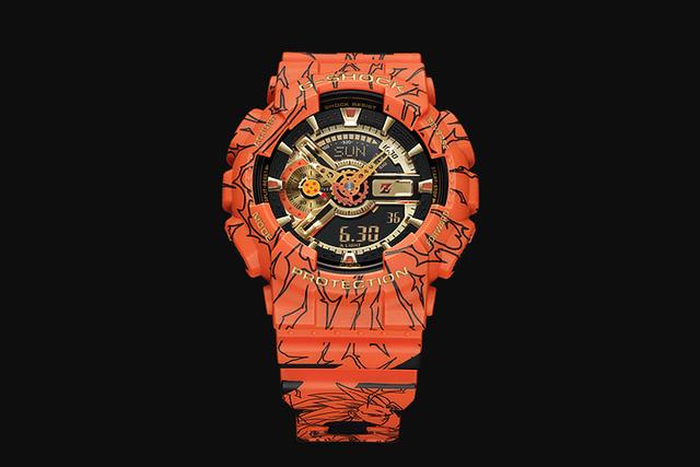 卡西歐G-Shock系列GA-110腕表,七龍珠與海賊王動漫聯名