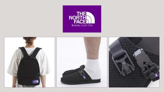 The North Face(北面)紫標系列新品,背包、涼鞋最搶手