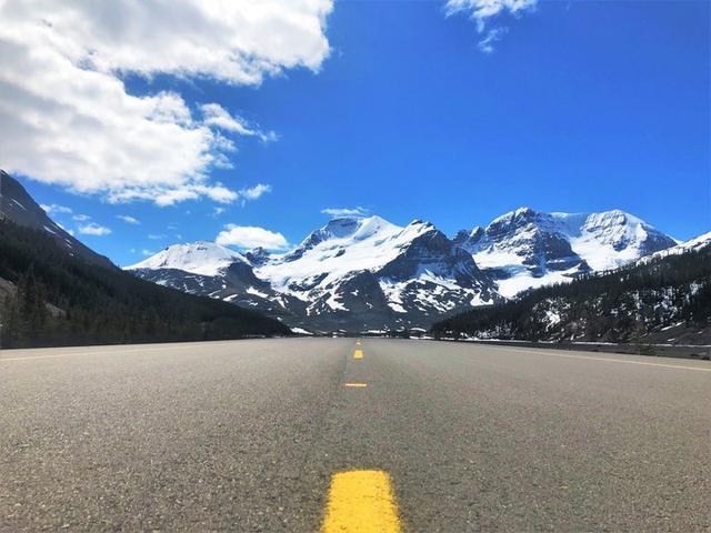 加拿大自駕游,冰原大道公路上的一路美景