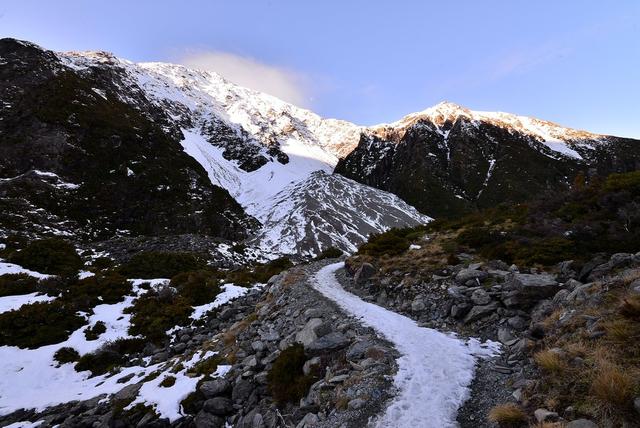 新西蘭自助徒步旅行,行走新西蘭南島庫克山國家公園胡克谷步道
