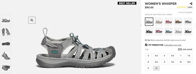 戶外涼鞋推薦KEEN Whisper溯溪鞋,輕量百搭戶外鞋