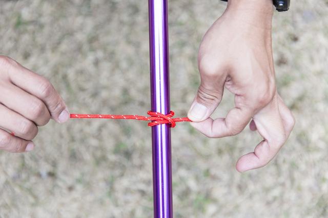 實用野外露營教學,學會5種常用繩結從此露營不必怕