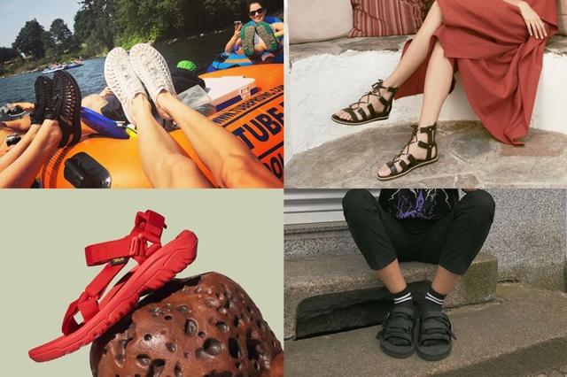 玩戶外的女生穿著這些涼鞋不僅貌美如花,還能上山下海