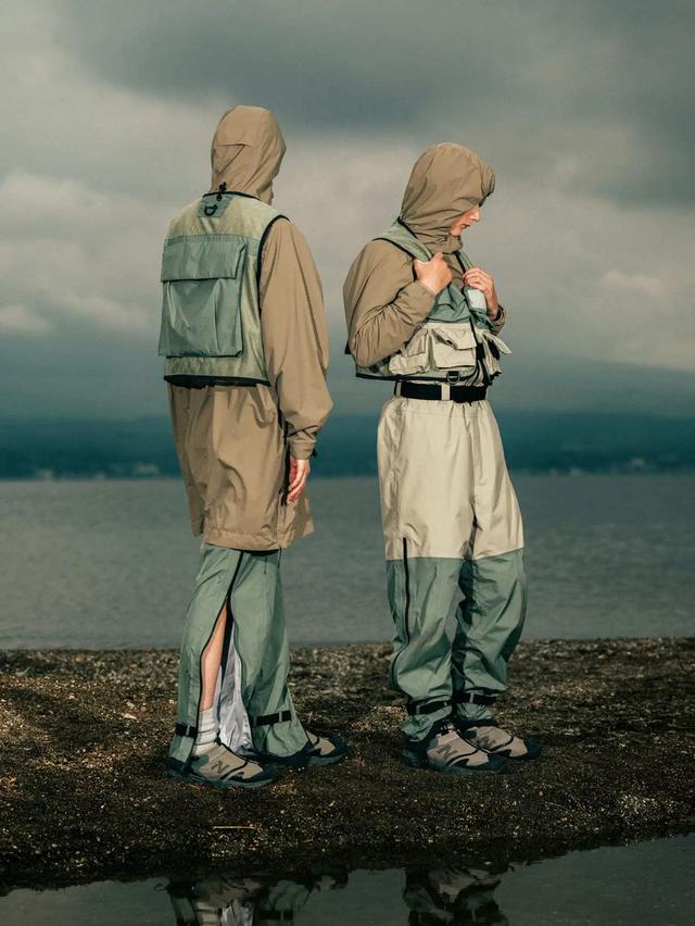 SnowPeak(雪峰)聯(lián)名NEW BALANCE(新百倫),野營(yíng)釣魚一鞋三穿不是問題