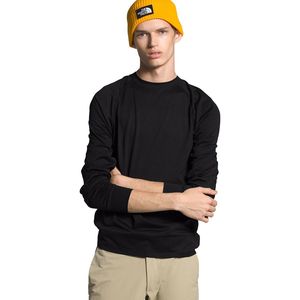 The North Face北面 Explore City Long-Sleeve Crew Top男款休閑圓領毛衣