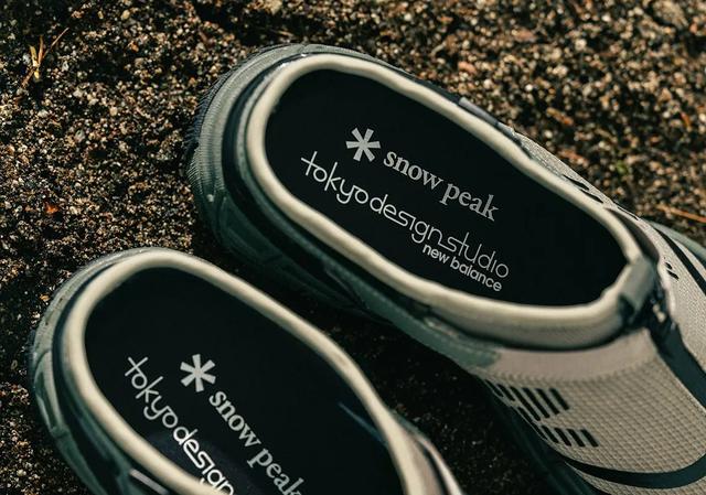 SnowPeak(雪峰)聯(lián)名NEW BALANCE(新百倫),野營(yíng)釣魚一鞋三穿不是問題