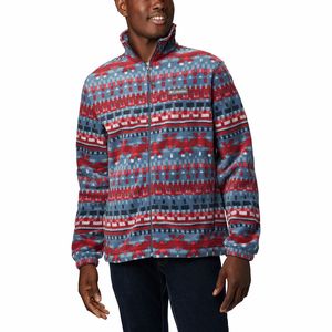 Columbia 哥倫比亞Steens Mountain Print Fleece Jacket男款印花抓絨衣