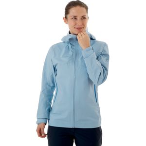 Mammut猛犸象 Meron Light HS Jacket女款輕量透氣防水連帽沖鋒衣外套