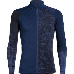 Icebreaker 拓冰者Away II Long-Sleeve Zip Top男款羊毛抓絨外套