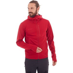 Mammut 猛犸象Ultimate V SO Hooded Jacket男款 防風(fēng)防潑水連帽軟殼外套