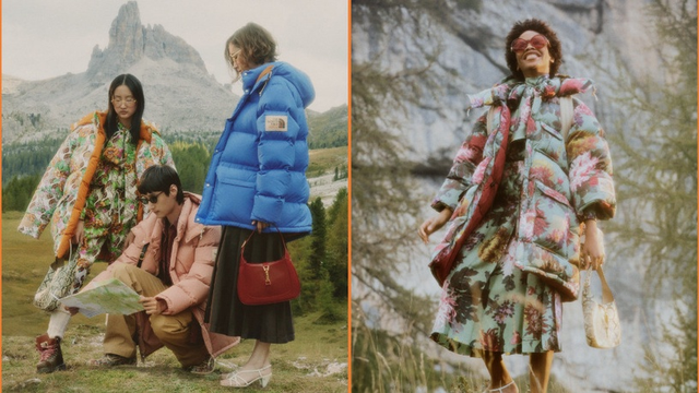 Gucci與TNF“北面”聯名系列搶先看,羽絨服、背包、登山靴都想要